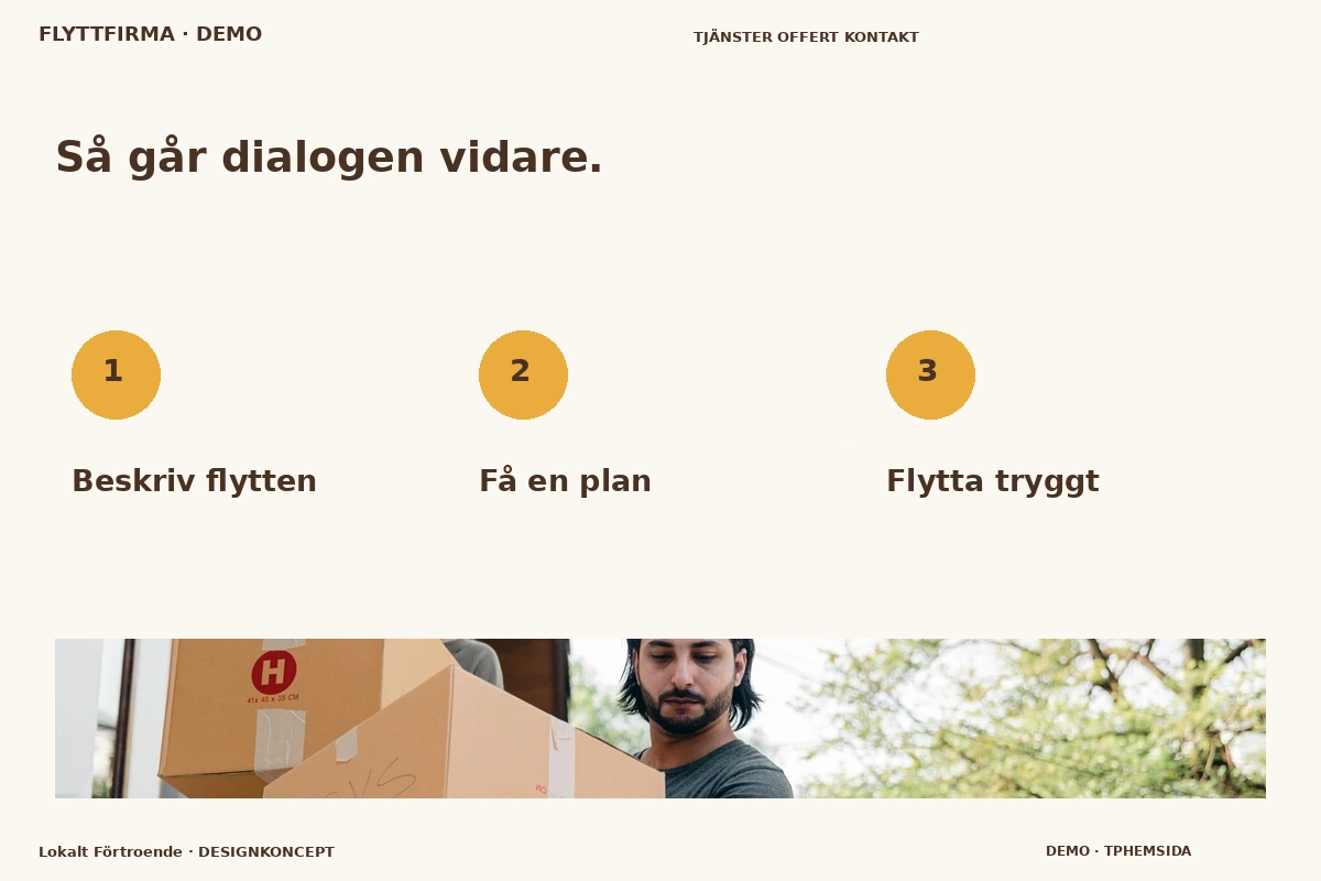 Lokalt Förtroende – Så fungerar dialogen för flyttfirma