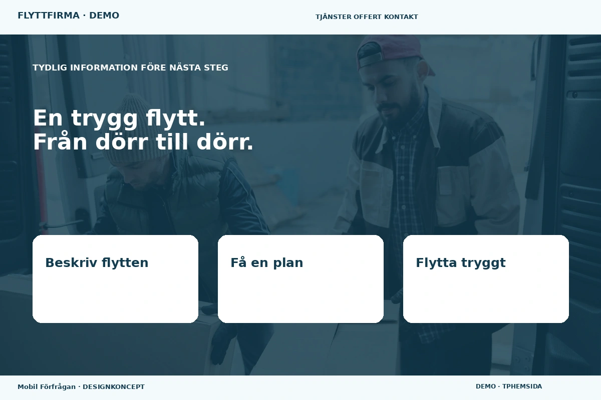 Mobil Förfrågan – Inför ditt val för flyttfirma