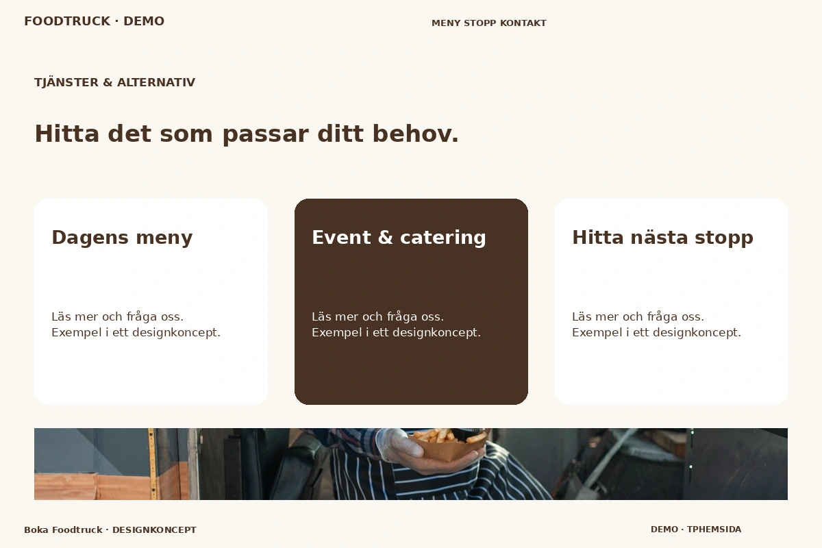 Boka Foodtruck – Tjänster & alternativ för foodtruck