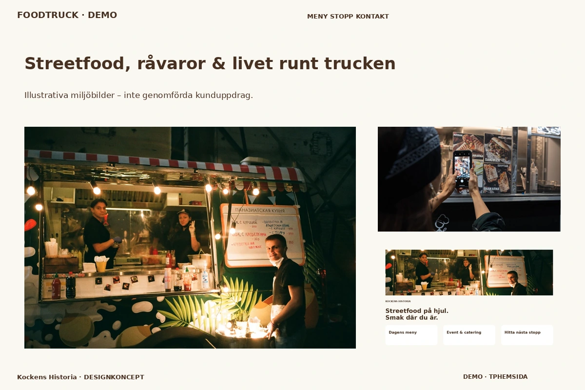 Kockens Historia – Streetfood, råvaror & livet runt trucken för foodtruck