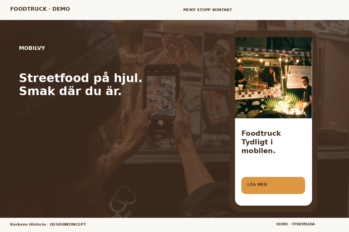 Kockens Historia – Mobilvy för foodtruck
