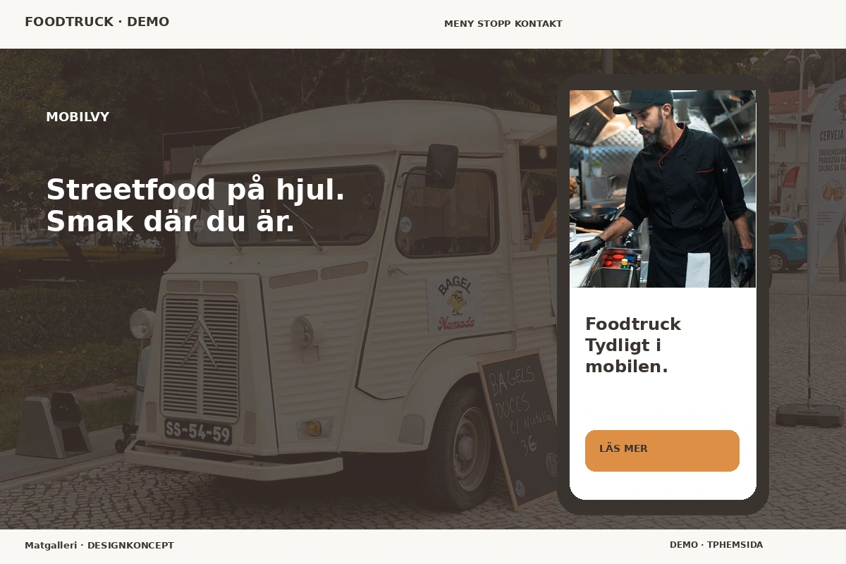 Matgalleri – Mobilvy för foodtruck