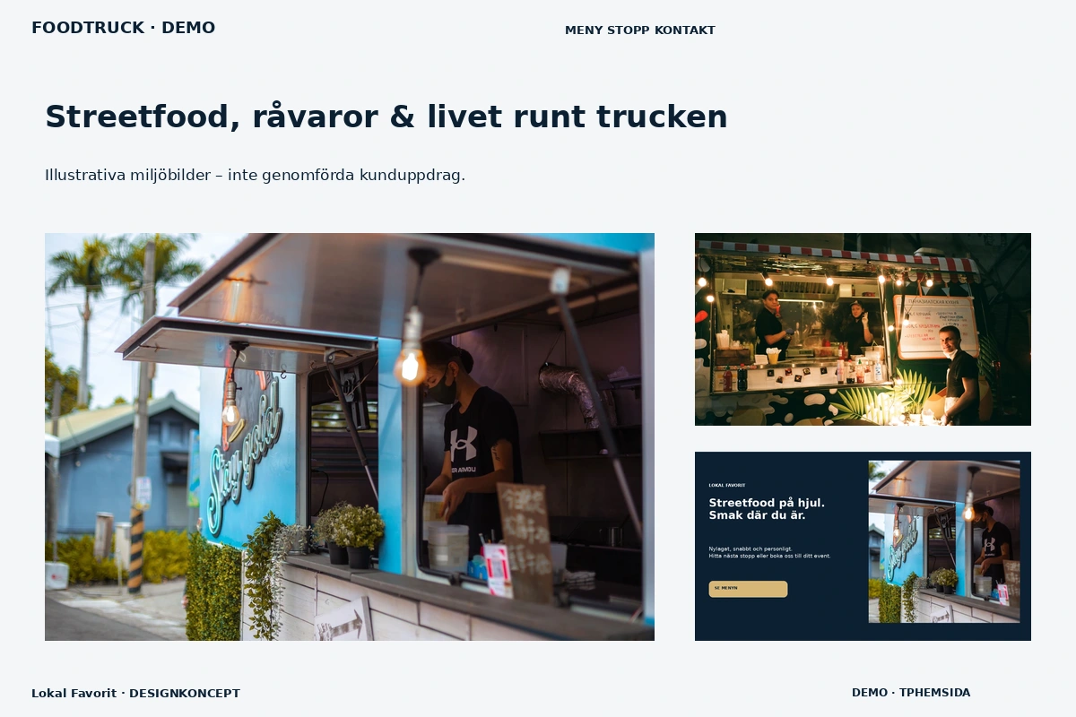 Lokal Favorit – Streetfood, råvaror & livet runt trucken för foodtruck