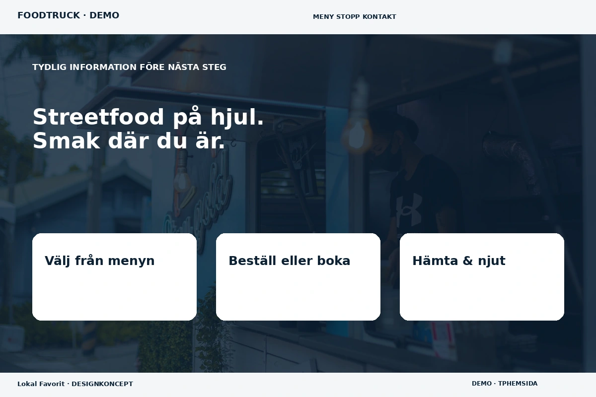 Lokal Favorit – Inför ditt val för foodtruck