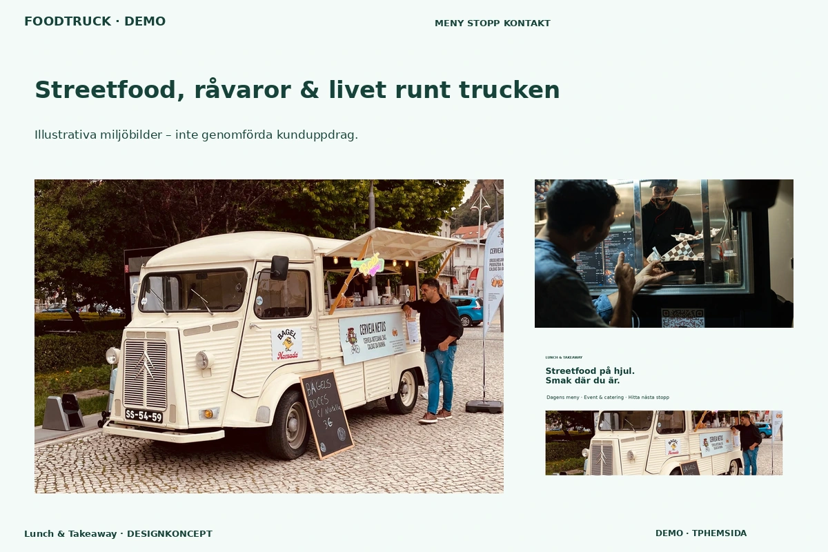 Lunch & Takeaway – Streetfood, råvaror & livet runt trucken för foodtruck