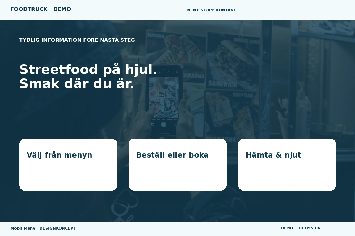 Mobil Meny – Inför ditt val för foodtruck
