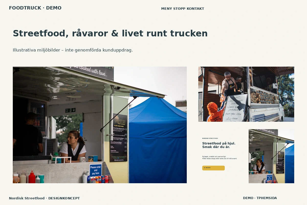 Nordisk Streetfood – Streetfood, råvaror & livet runt trucken för foodtruck