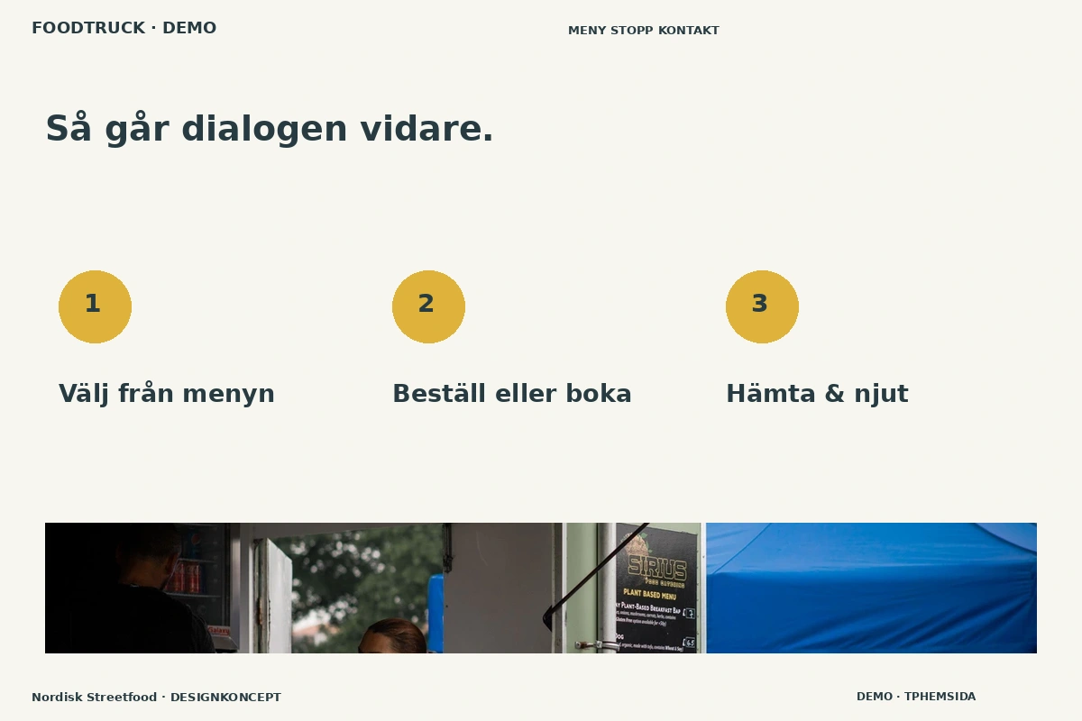 Nordisk Streetfood – Så fungerar dialogen för foodtruck
