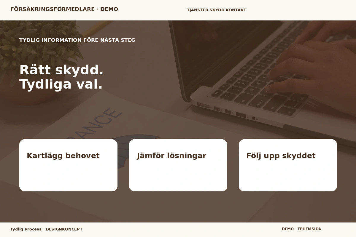 Tydlig Process – Inför ditt val för försäkringsförmedlare