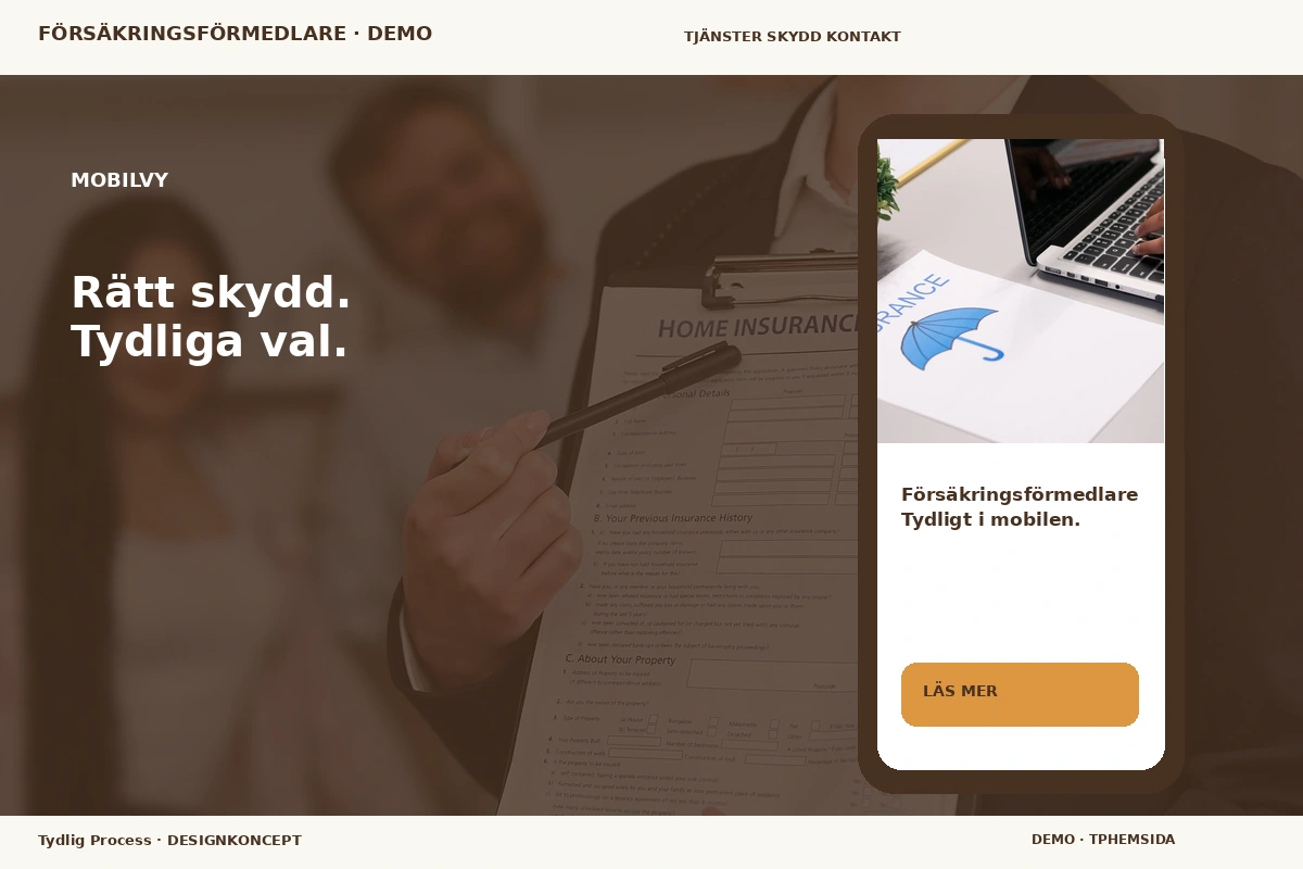 Tydlig Process – Mobilvy för försäkringsförmedlare