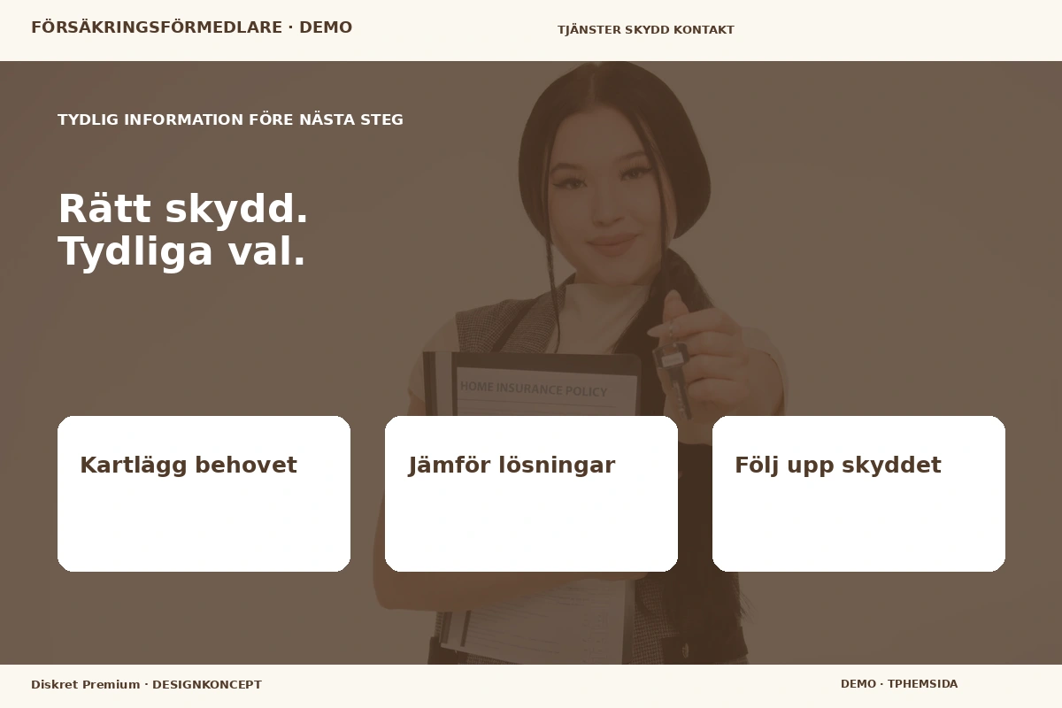 Diskret Premium – Inför ditt val för försäkringsförmedlare