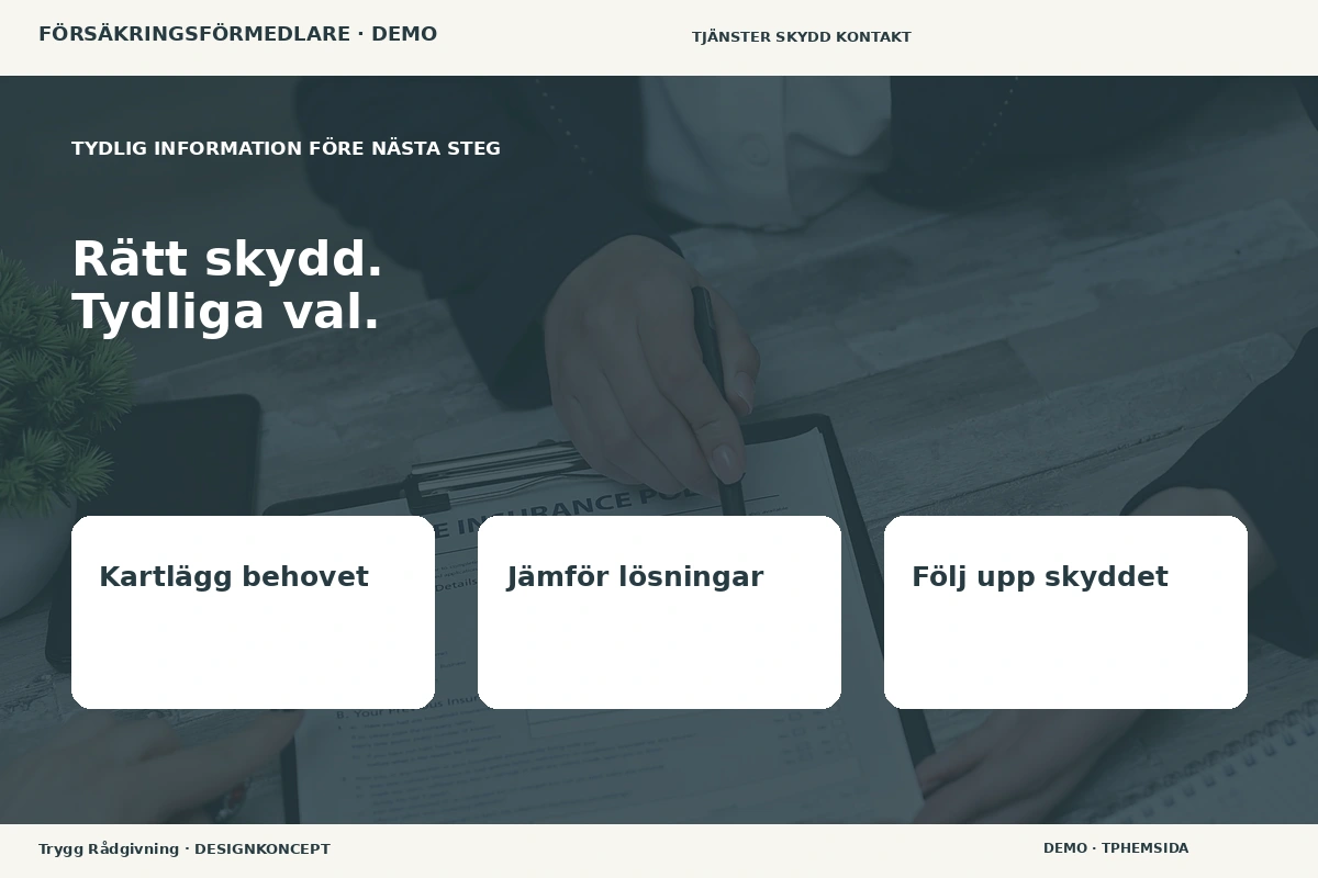 Trygg Rådgivning – Inför ditt val för försäkringsförmedlare