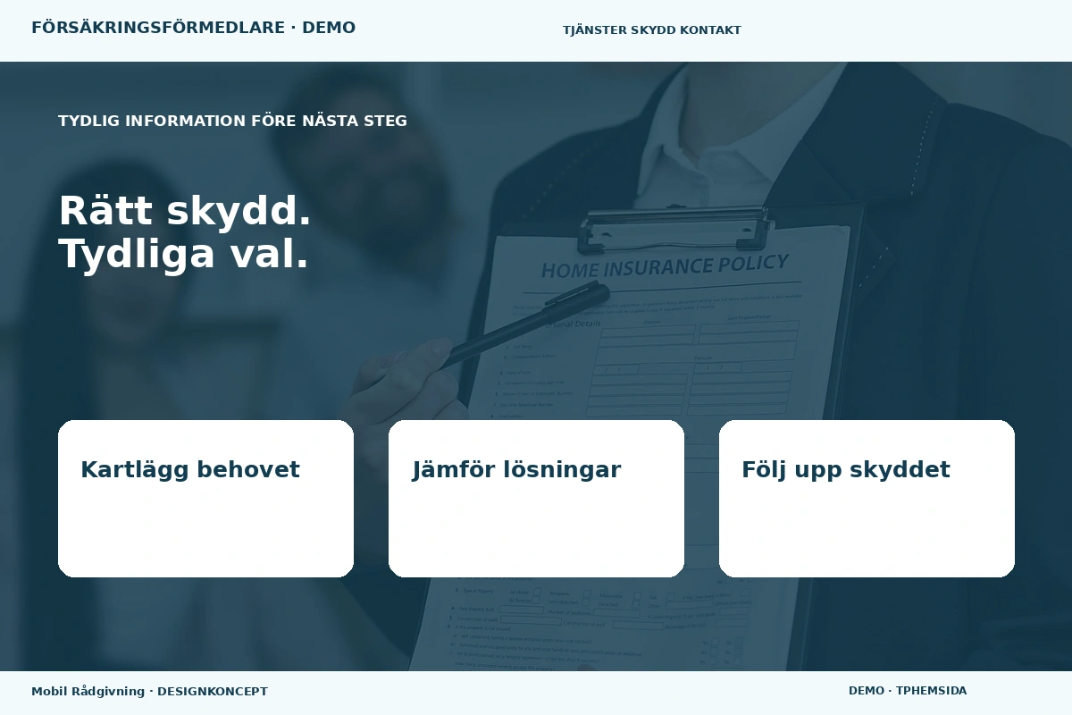 Mobil Rådgivning – Inför ditt val för försäkringsförmedlare