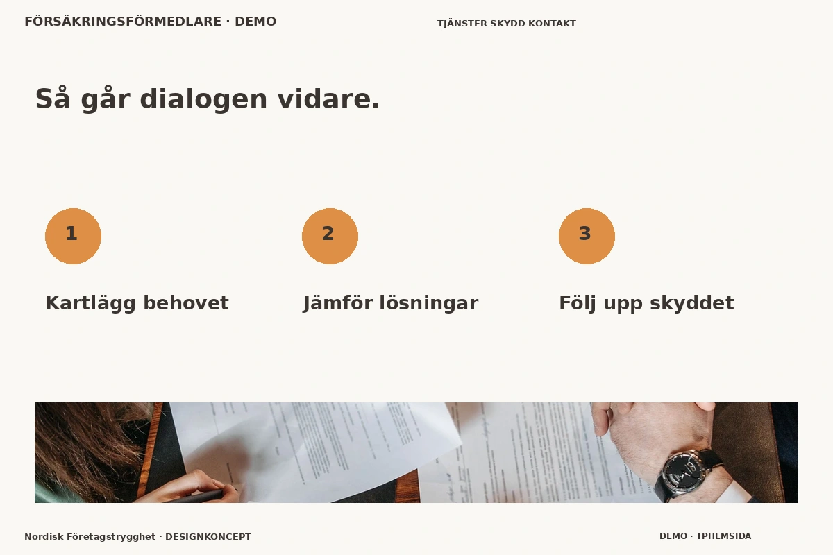 Nordisk Företagstrygghet – Så fungerar dialogen för försäkringsförmedlare
