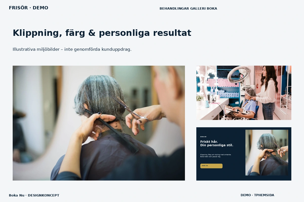 Boka Nu – Klippning, färg & personliga resultat för frisör