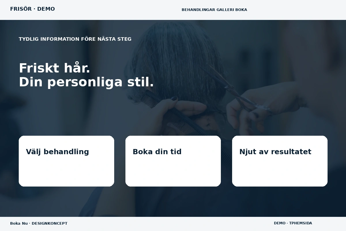 Boka Nu – Inför ditt val för frisör