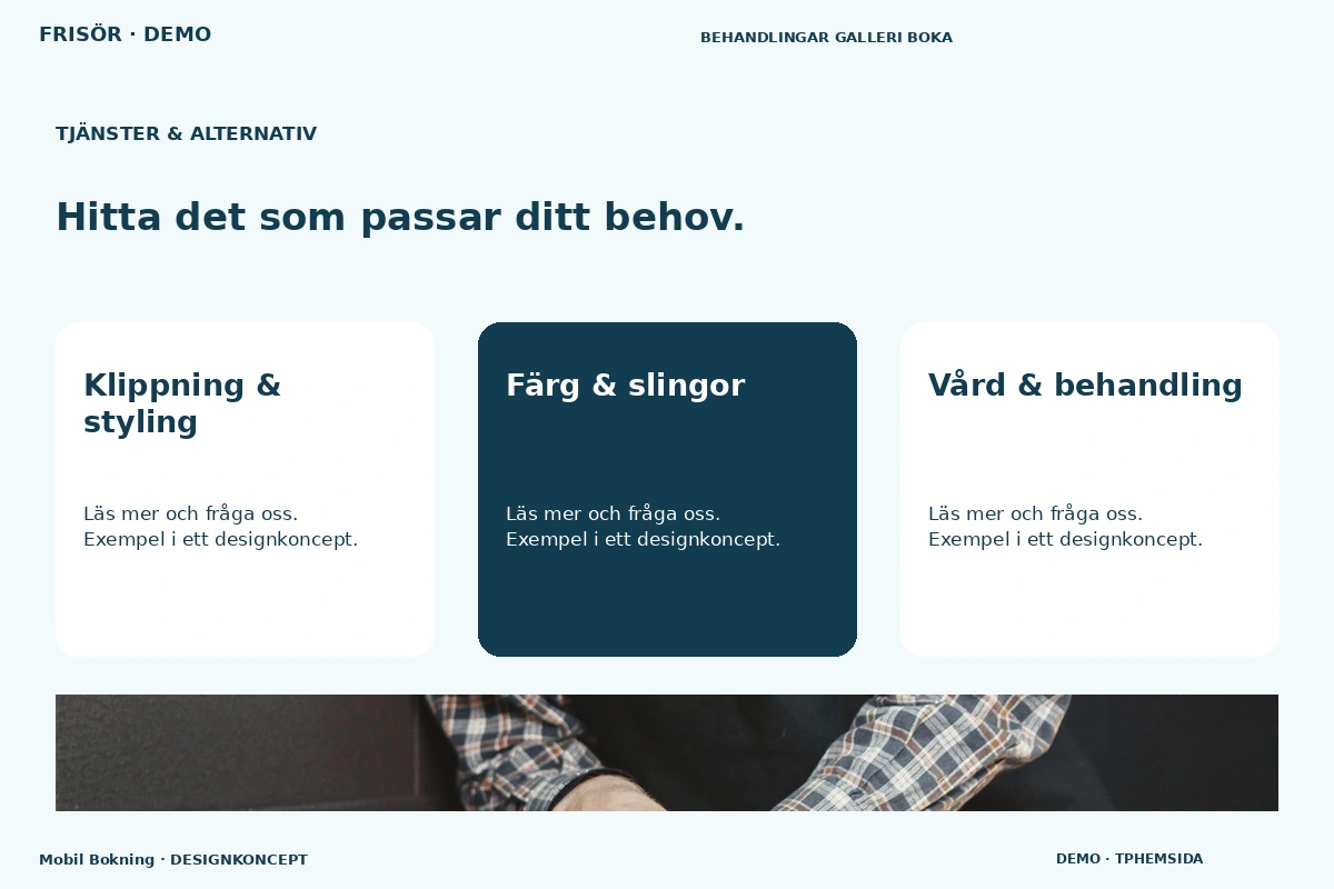 Mobil Bokning – Tjänster & alternativ för frisör