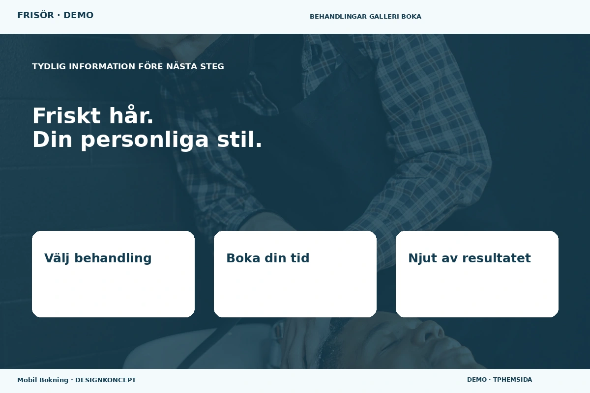 Mobil Bokning – Inför ditt val för frisör