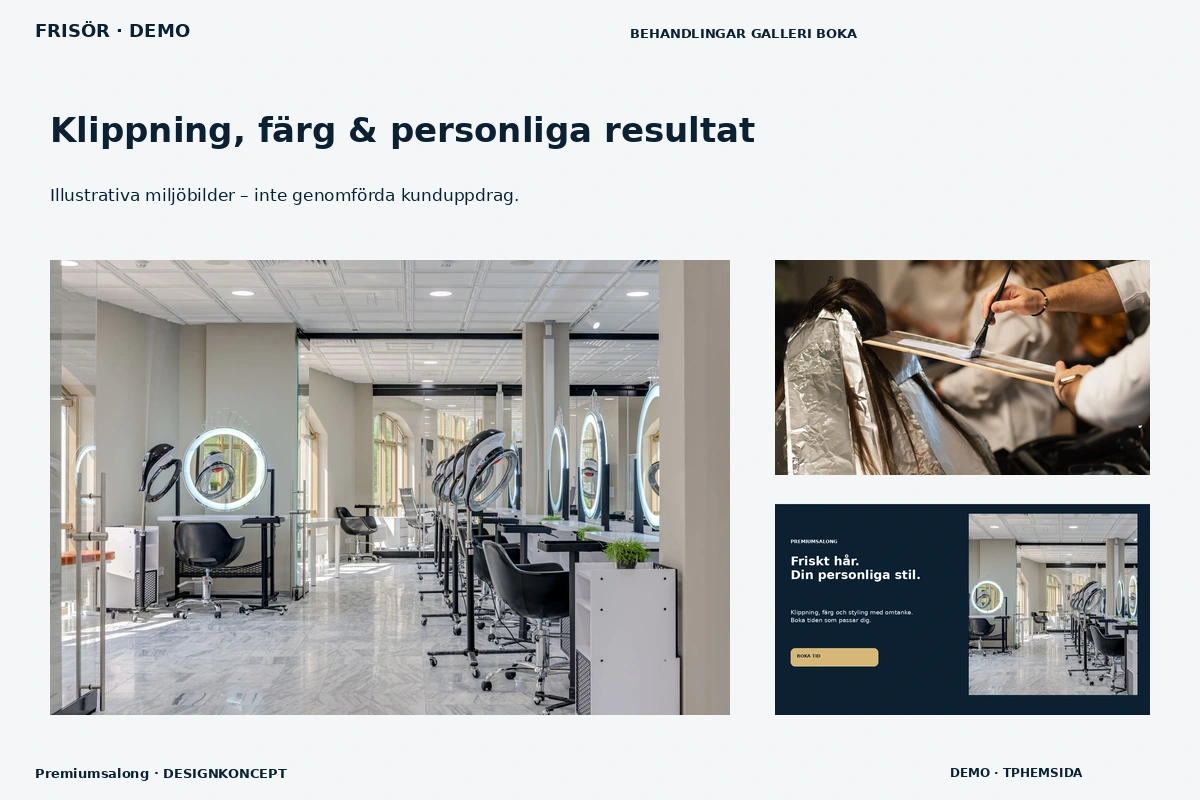 Premiumsalong – Klippning, färg & personliga resultat för frisör