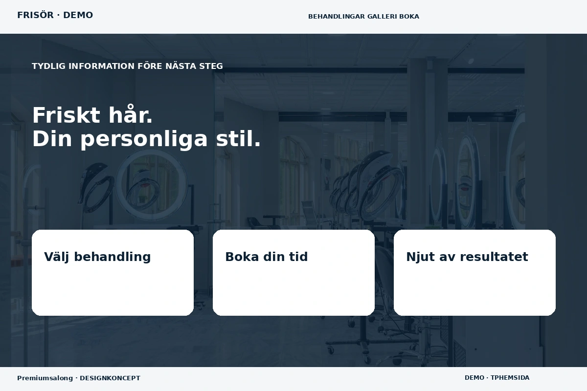 Premiumsalong – Inför ditt val för frisör