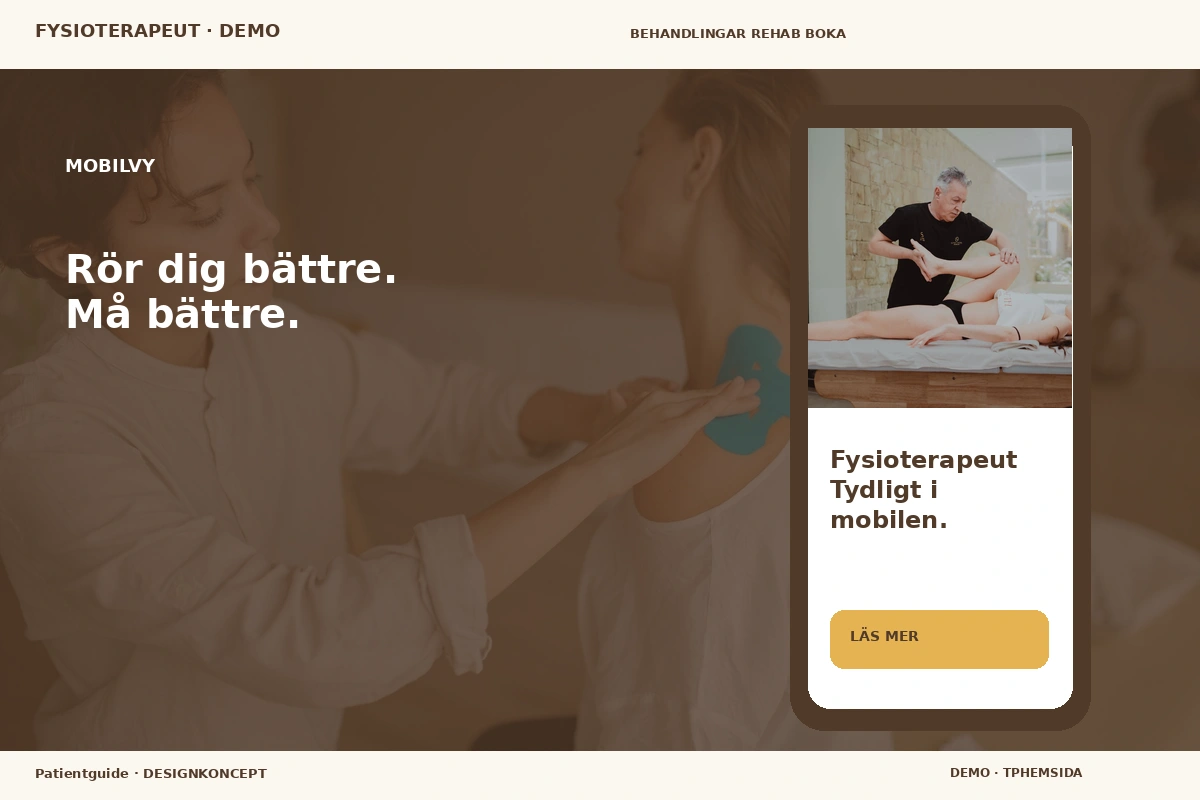 Patientguide – Mobilvy för fysioterapeut