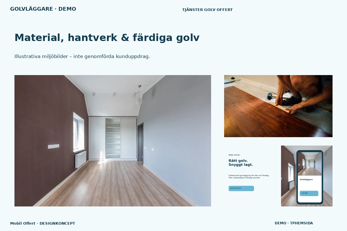 Mobil Offert – Material, hantverk & färdiga golv för golvläggare
