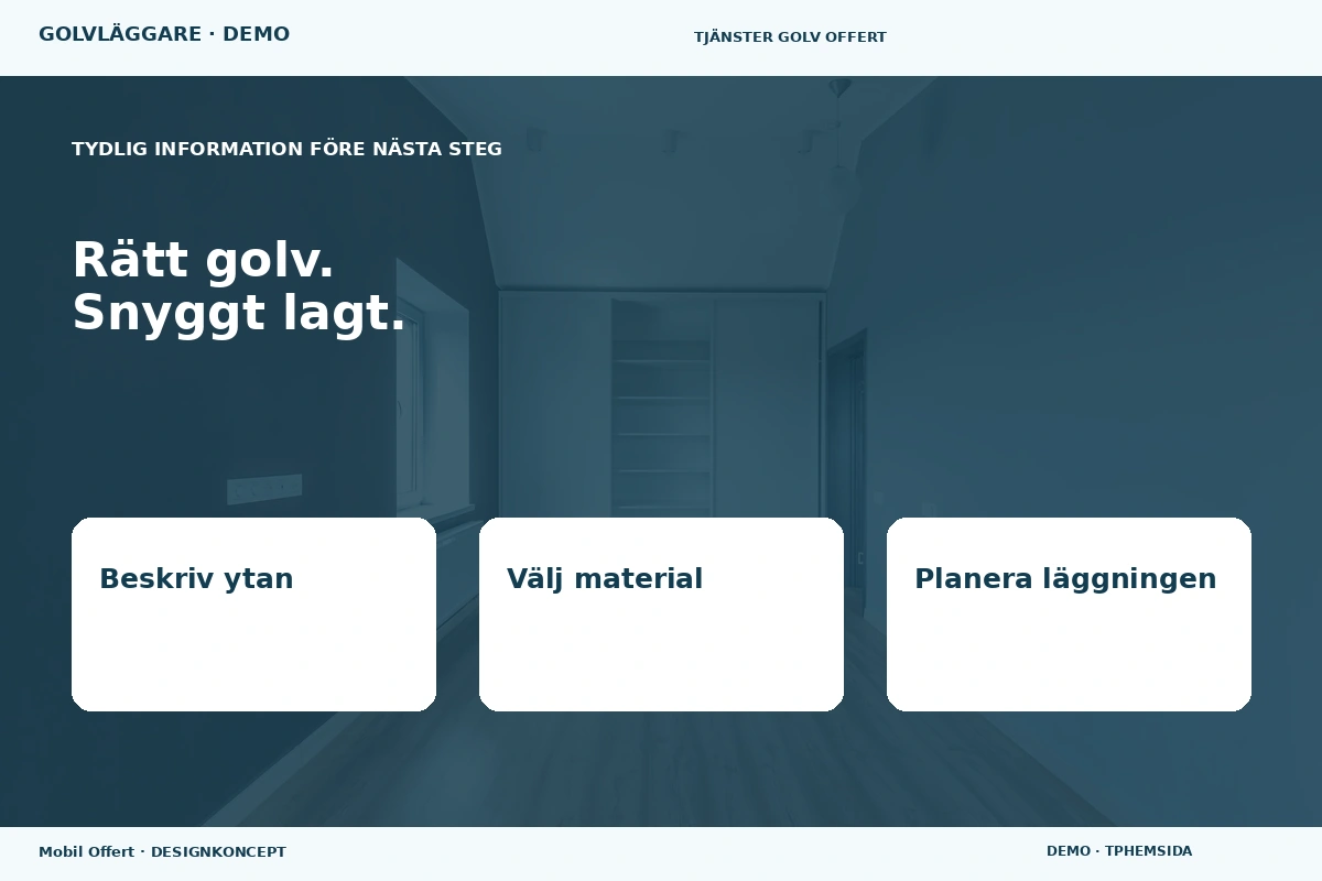 Mobil Offert – Inför ditt val för golvläggare