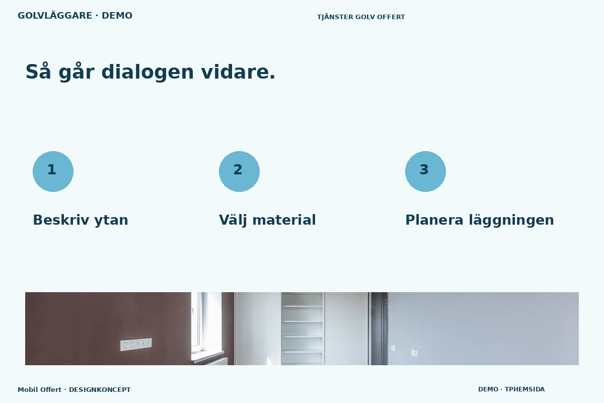 Mobil Offert – Så fungerar dialogen för golvläggare