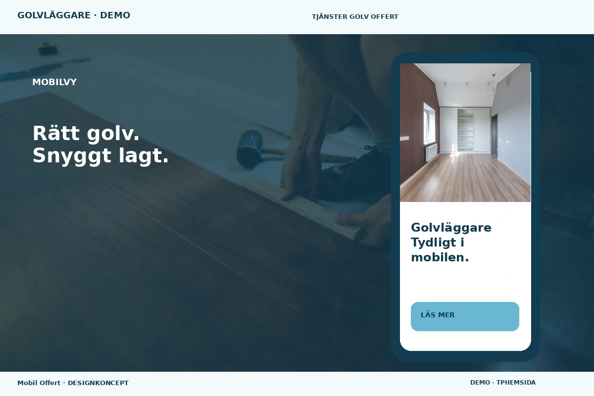 Mobil Offert – Mobilvy för golvläggare