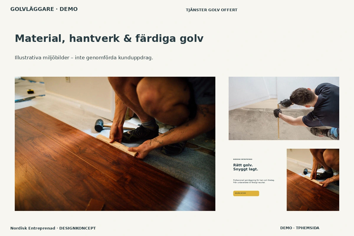 Nordisk Entreprenad – Material, hantverk & färdiga golv för golvläggare