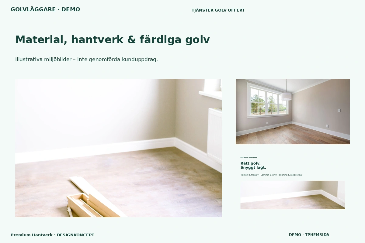 Premium Hantverk – Material, hantverk & färdiga golv för golvläggare