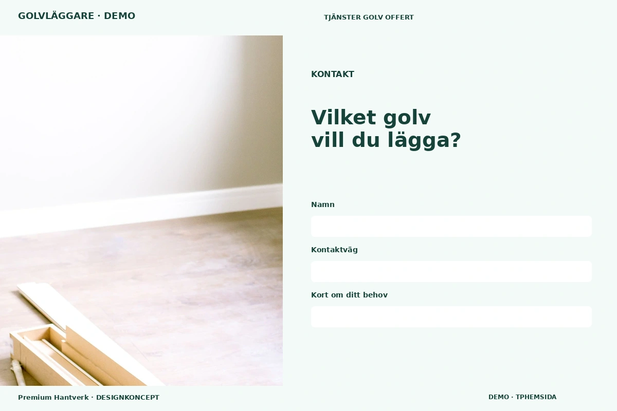 Premium Hantverk – Kontakt för golvläggare