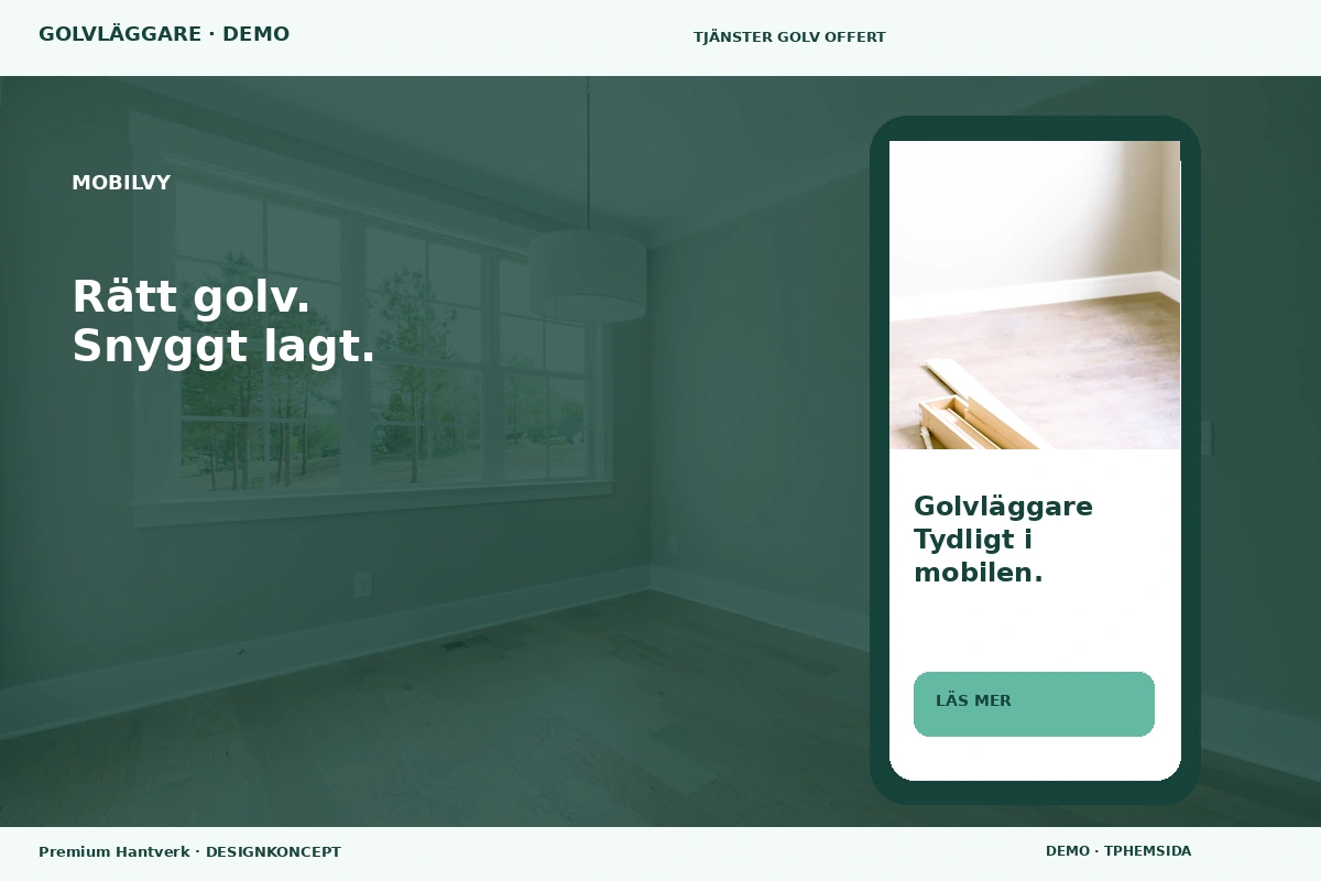 Premium Hantverk – Mobilvy för golvläggare