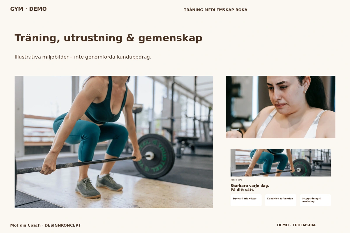 Möt din Coach – Träning, utrustning & gemenskap för gym