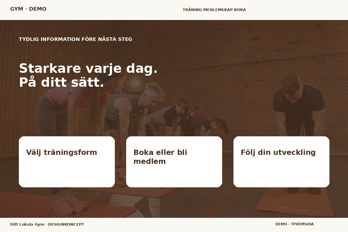 Ditt Lokala Gym – Inför ditt val för gym