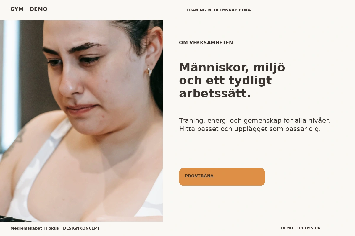 Medlemskapet i Fokus – Om verksamheten för gym