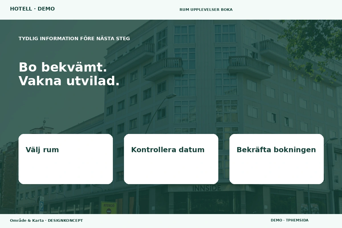 Område & Karta – Inför ditt val för hotell
