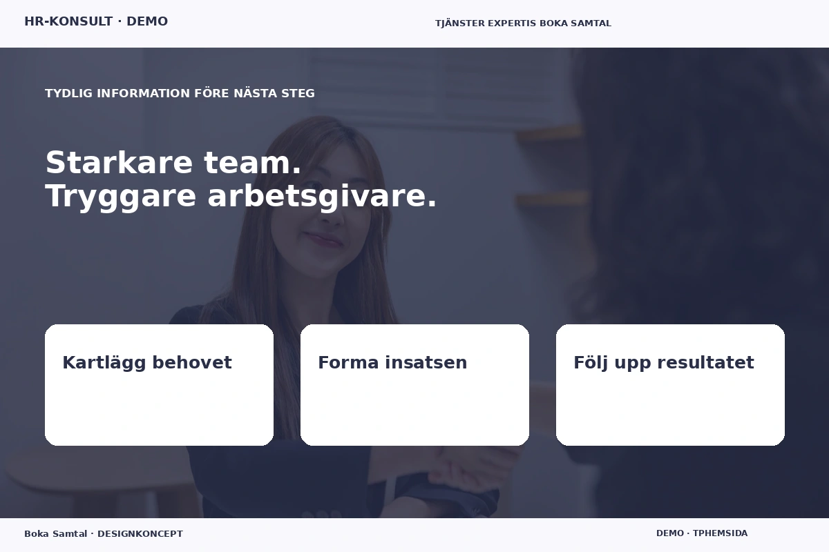 Boka Samtal – Inför ditt val för hr-konsult