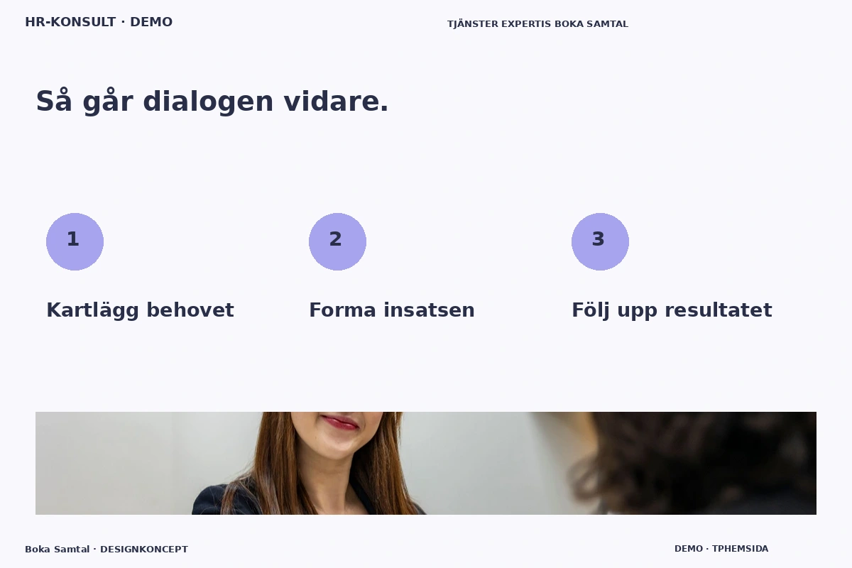 Boka Samtal – Så fungerar dialogen för hr-konsult