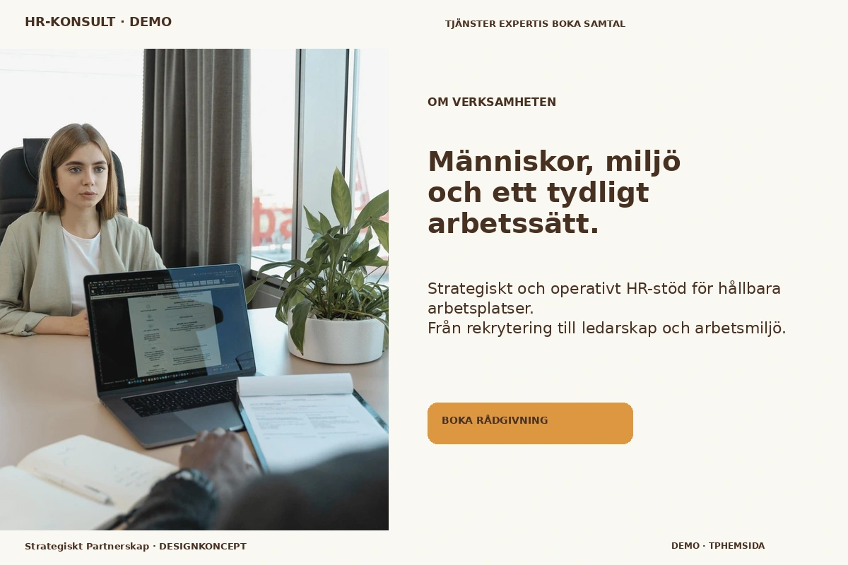 Strategiskt Partnerskap – Om verksamheten för hr-konsult