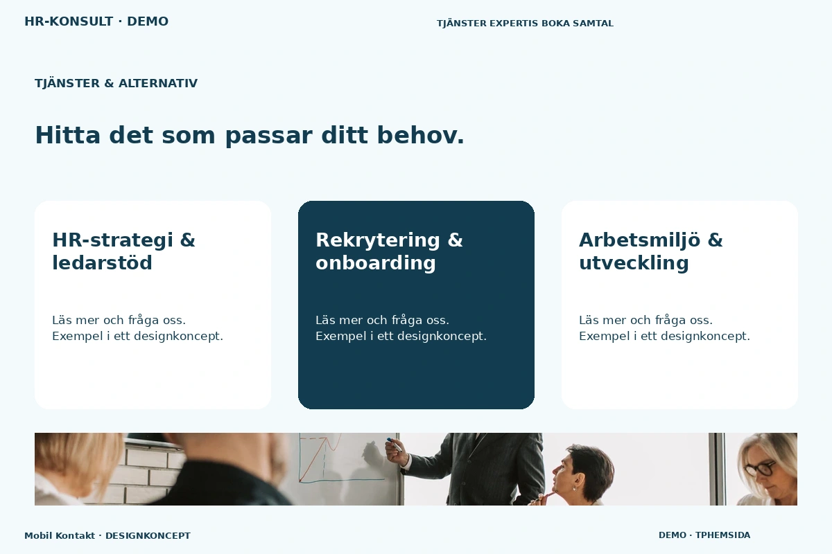 Mobil Kontakt – Tjänster & alternativ för hr-konsult