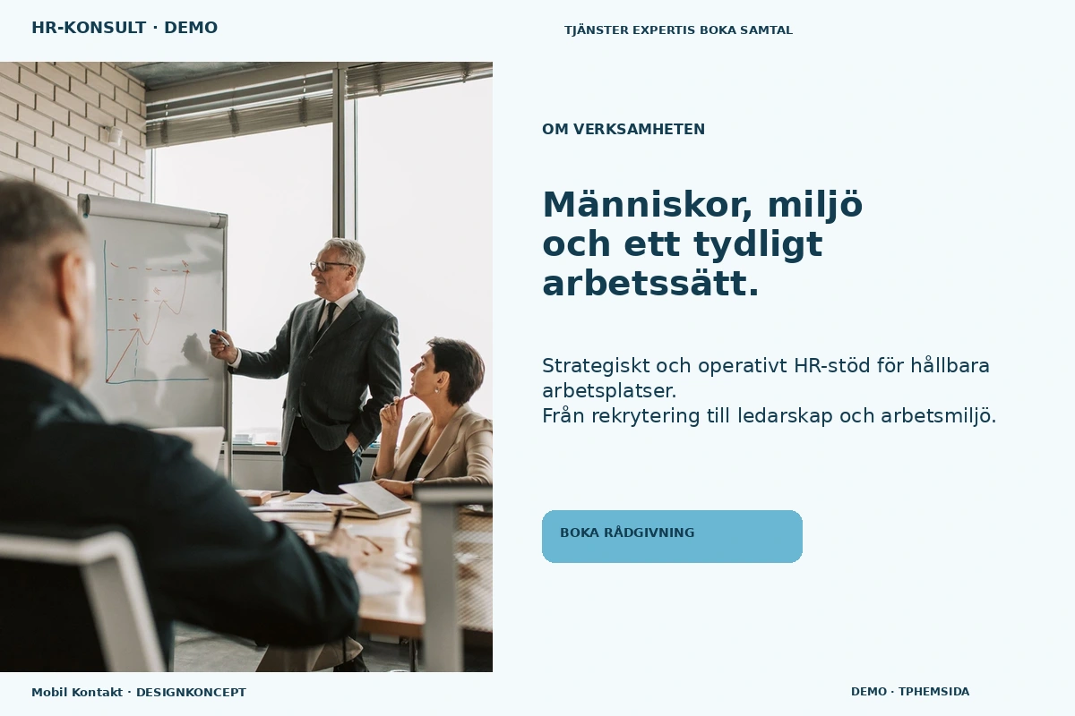 Mobil Kontakt – Om verksamheten för hr-konsult