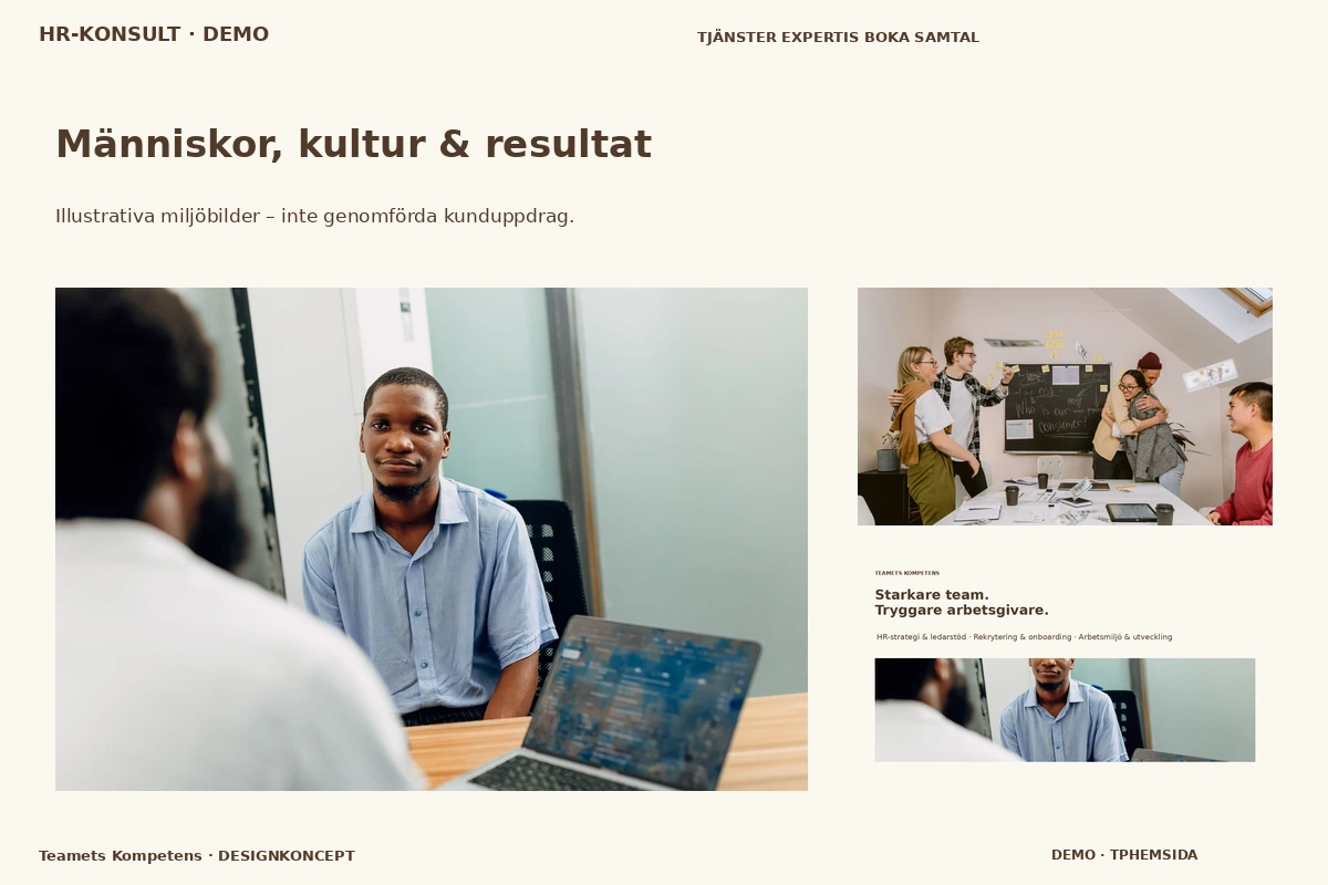 Teamets Kompetens – Människor, kultur & resultat för hr-konsult