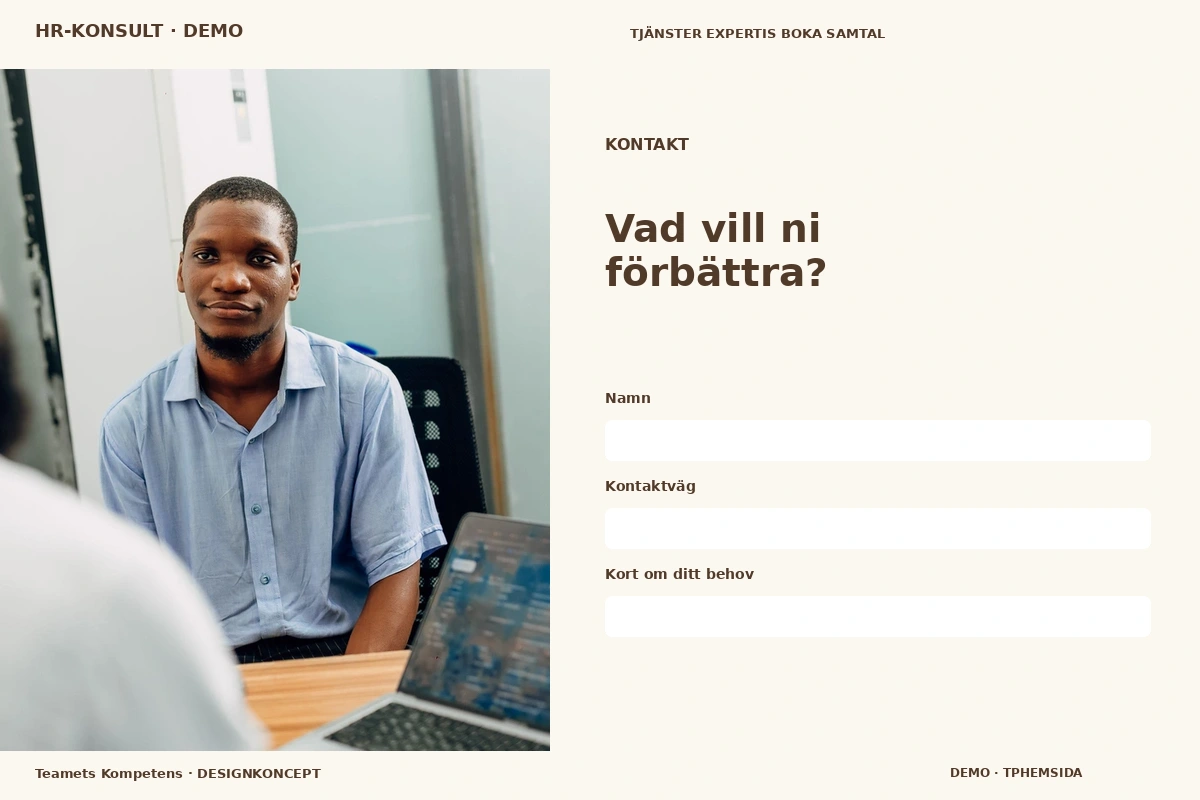 Teamets Kompetens – Kontakt för hr-konsult