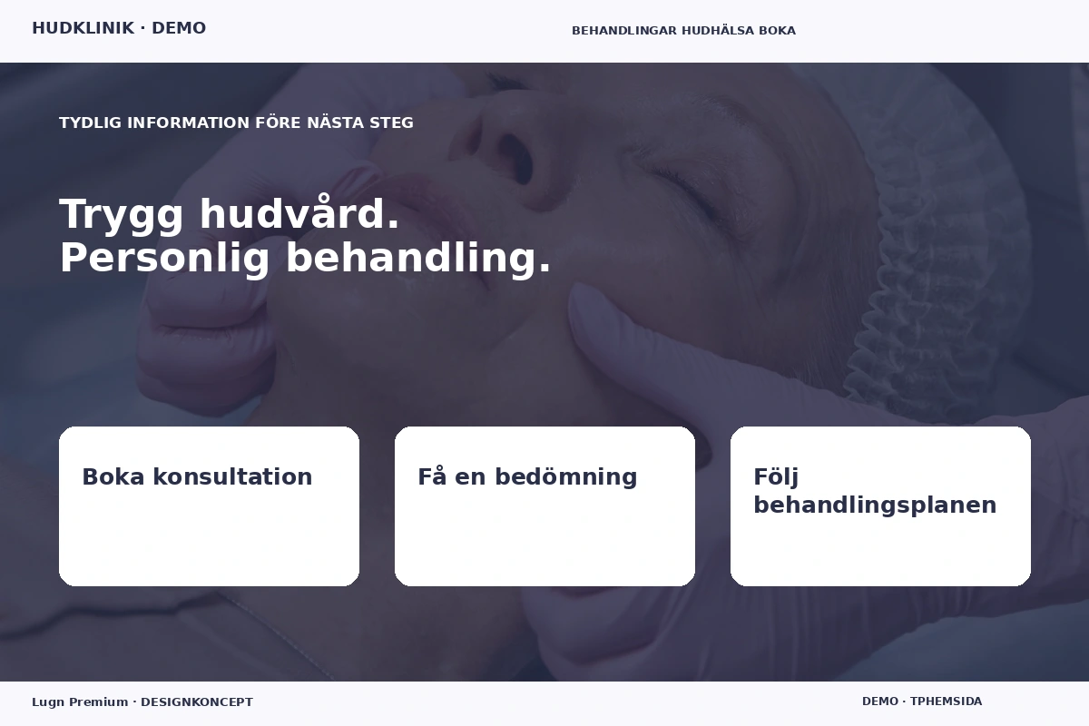 Lugn Premium – Inför ditt val för hudklinik