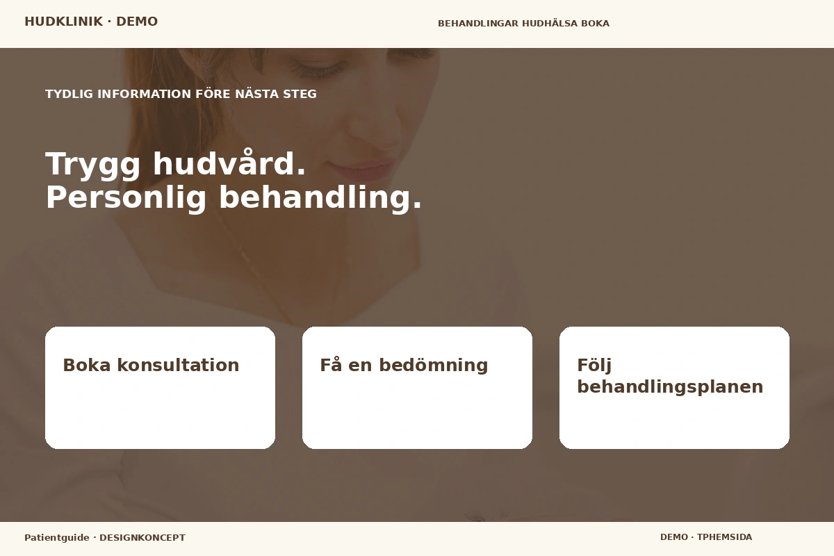 Patientguide – Inför ditt val för hudklinik