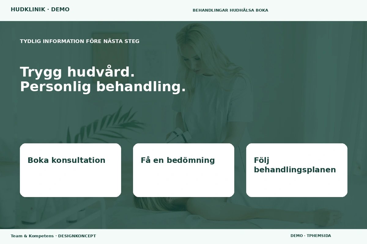 Team & Kompetens – Inför ditt val för hudklinik