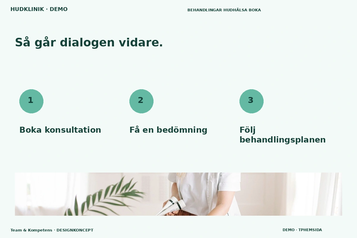 Team & Kompetens – Så fungerar dialogen för hudklinik