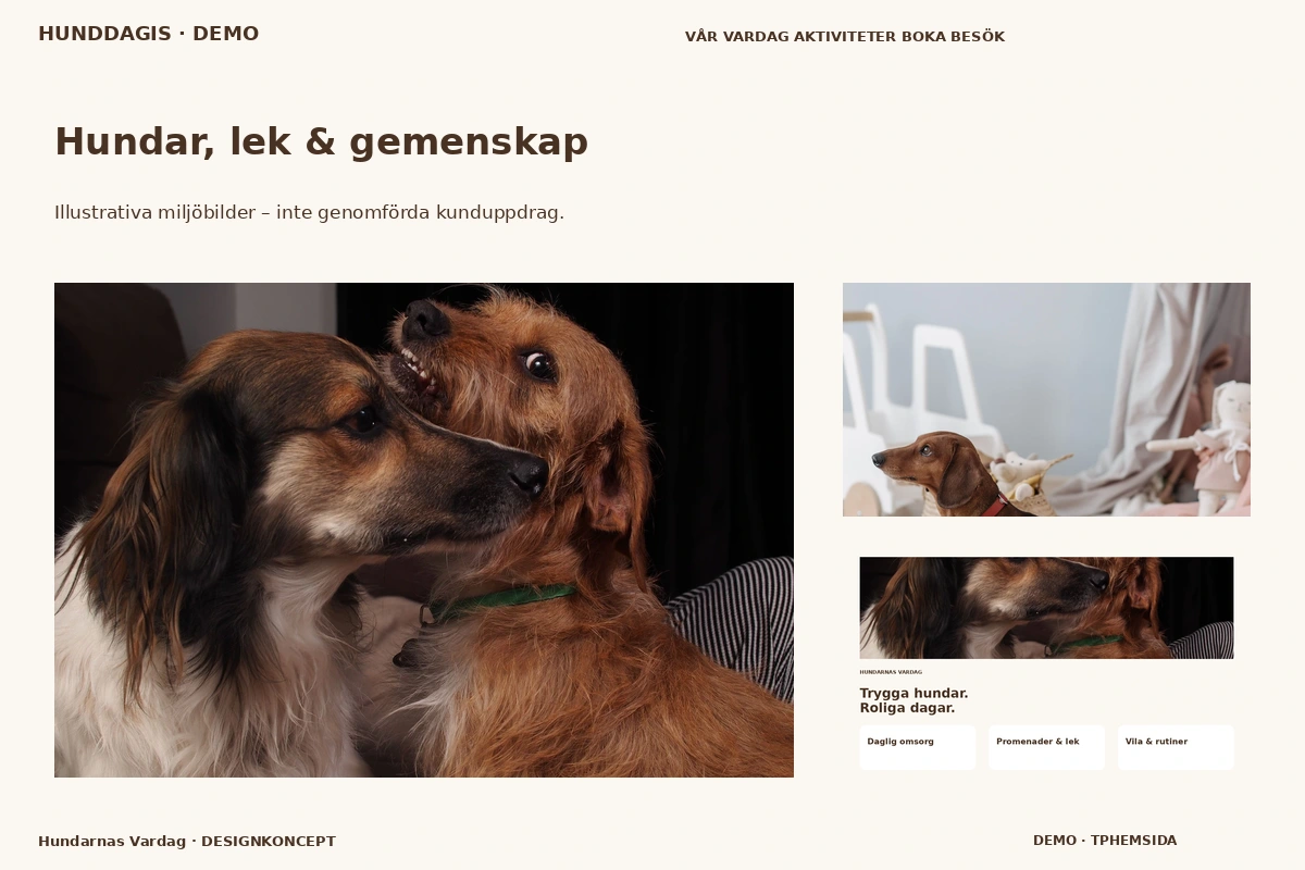 Hundarnas Vardag – Hundar, lek & gemenskap för hunddagis