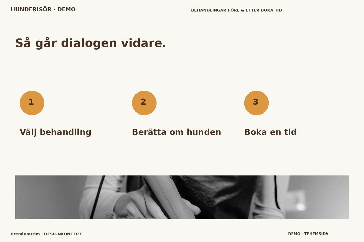 Premiumtrim – Så fungerar dialogen för hundfrisör